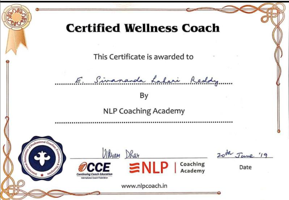 WELLNESS COACH